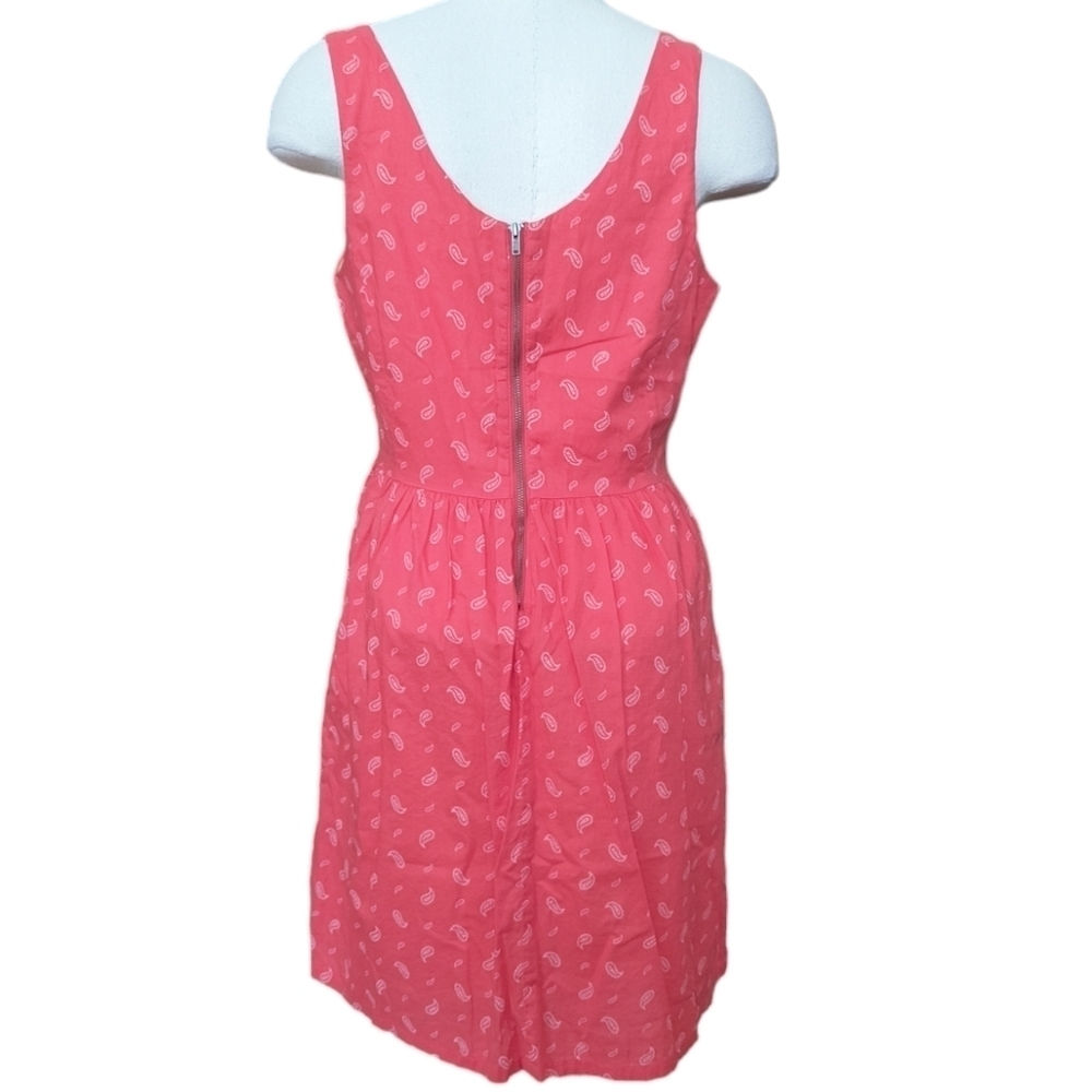 Levi's Paisley Print Sleeveless Fit & Flare Dress with Side Seam Pockets… - Picture 2 of 8